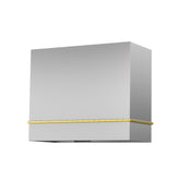 Akicon 36" Stainless Steel Wall Mount Range Hood with 600 CFM Vent Hood - AK-HS36HA-BS