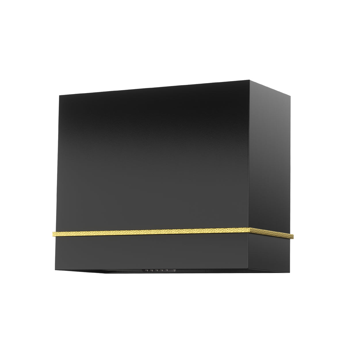 36" Single-Band Stainless Steel Range Hood with Copper Trim