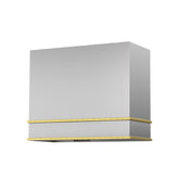 Akicon 36" Stainless Steel Wall Mount Range Hood with 600 CFM Vent Hood - AK-HS36HB-BS