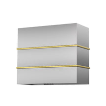 Akicon 36" Stainless Steel Wall Mount Range Hood with 600 CFM Vent Hood - AK-HS36HC-BS