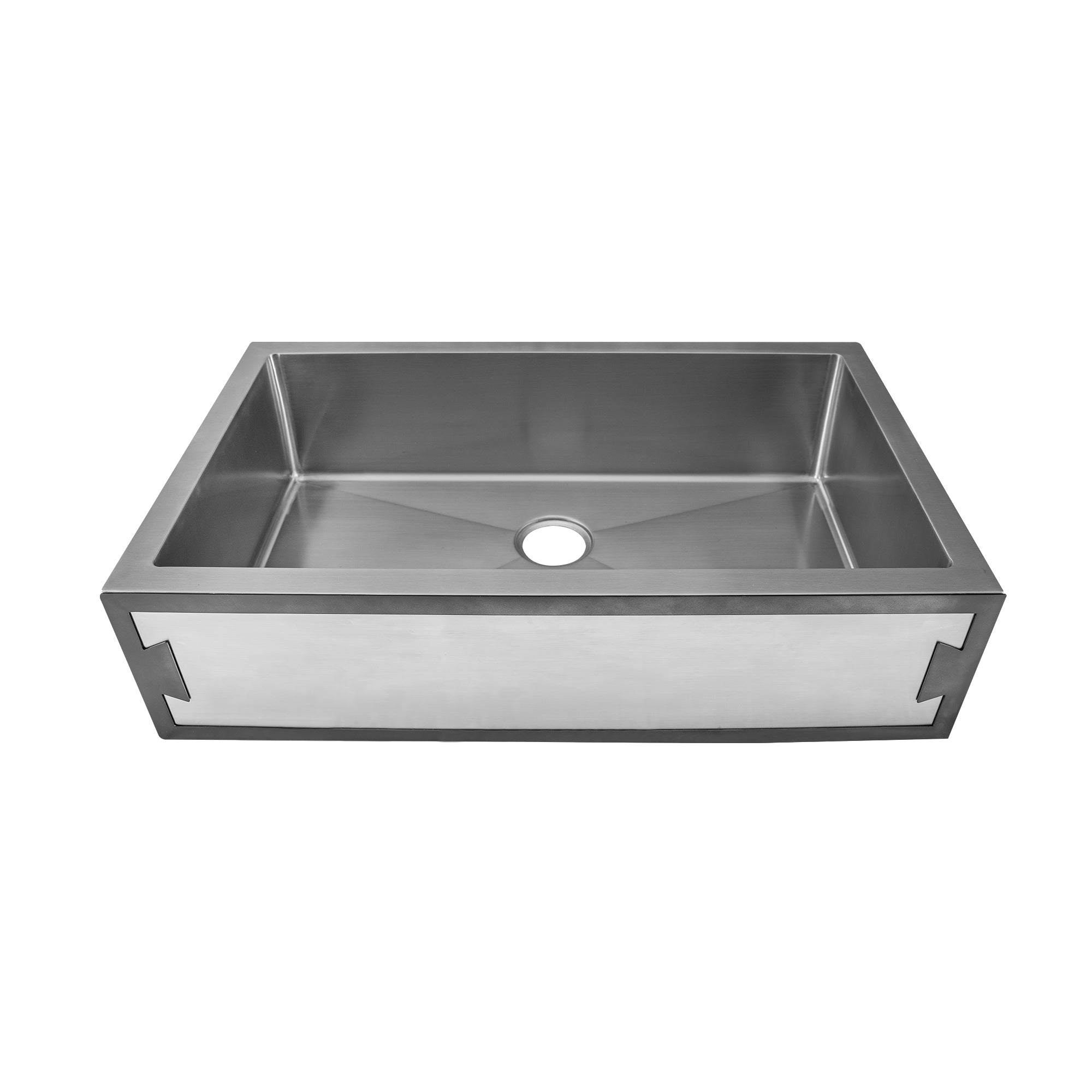 Akicon Single Bowl Farmhouse Apron Stainless Steel Kitchen Sink - AKS551-C