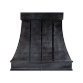 Akicon Custom Zinc Range Hood Handcrafted Kitchen Vent Hood with Insert Fan - AKH804T-Z