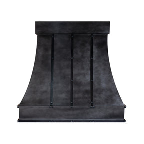 Akicon Custom Zinc Range Hood Handcrafted Kitchen Vent Hood with Insert Fan - AKH804T-Z