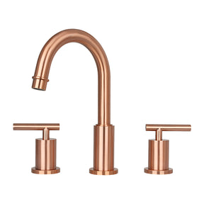 Two-Handle Copper Widespread Bathroom Sink Faucet-AK41566C