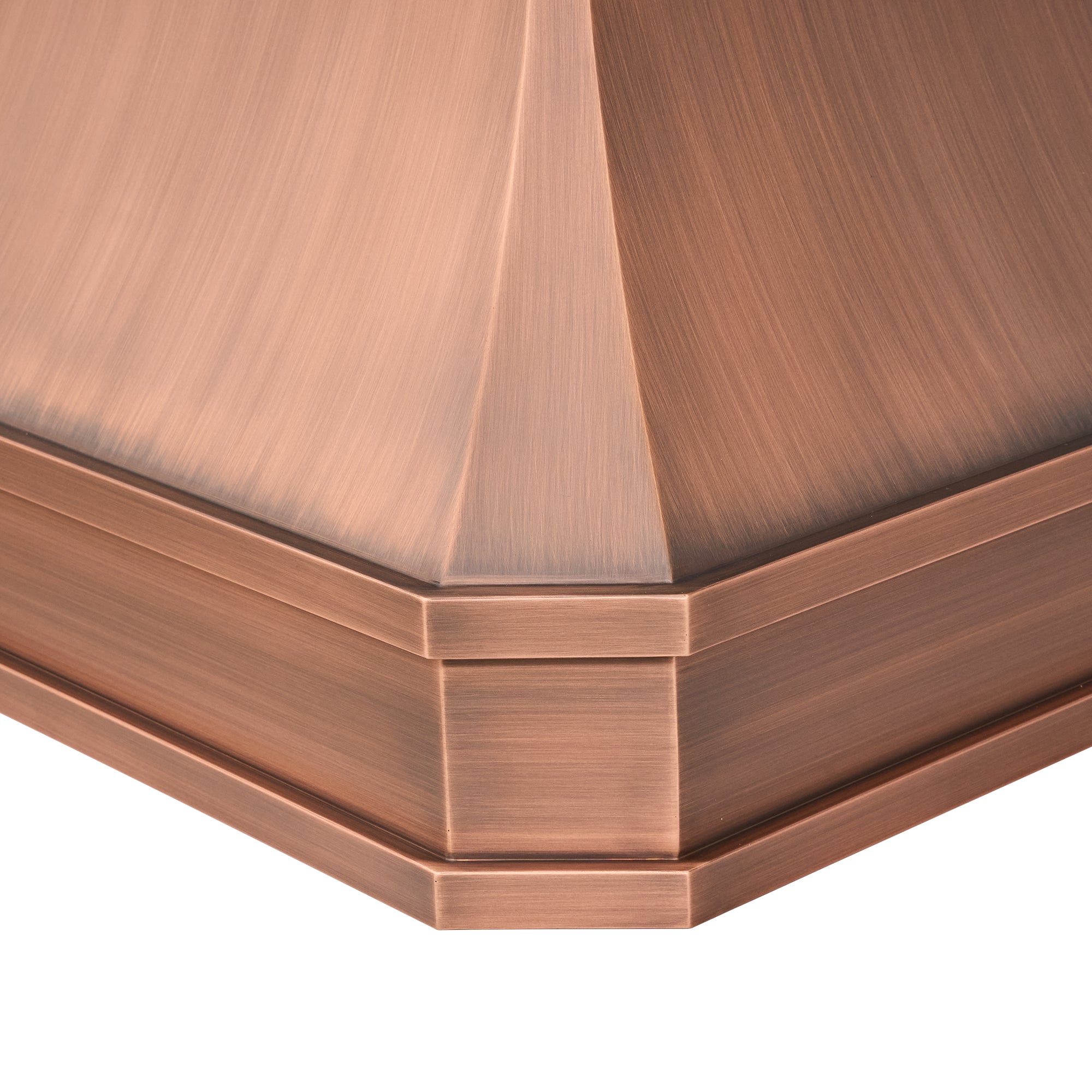 Akicon Custom Handcrafted Classic Copper Range Hood Made to Order