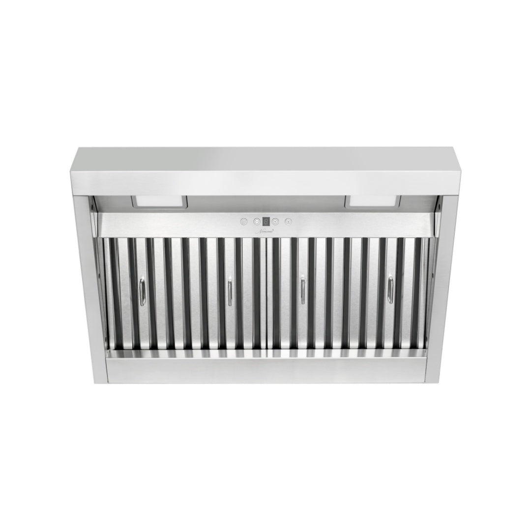 30“ Range Hood Insert, Ultra Quiet Stainless Steel 6" Ducted with 600 CFM Powerful Suction-NX-19IL-30