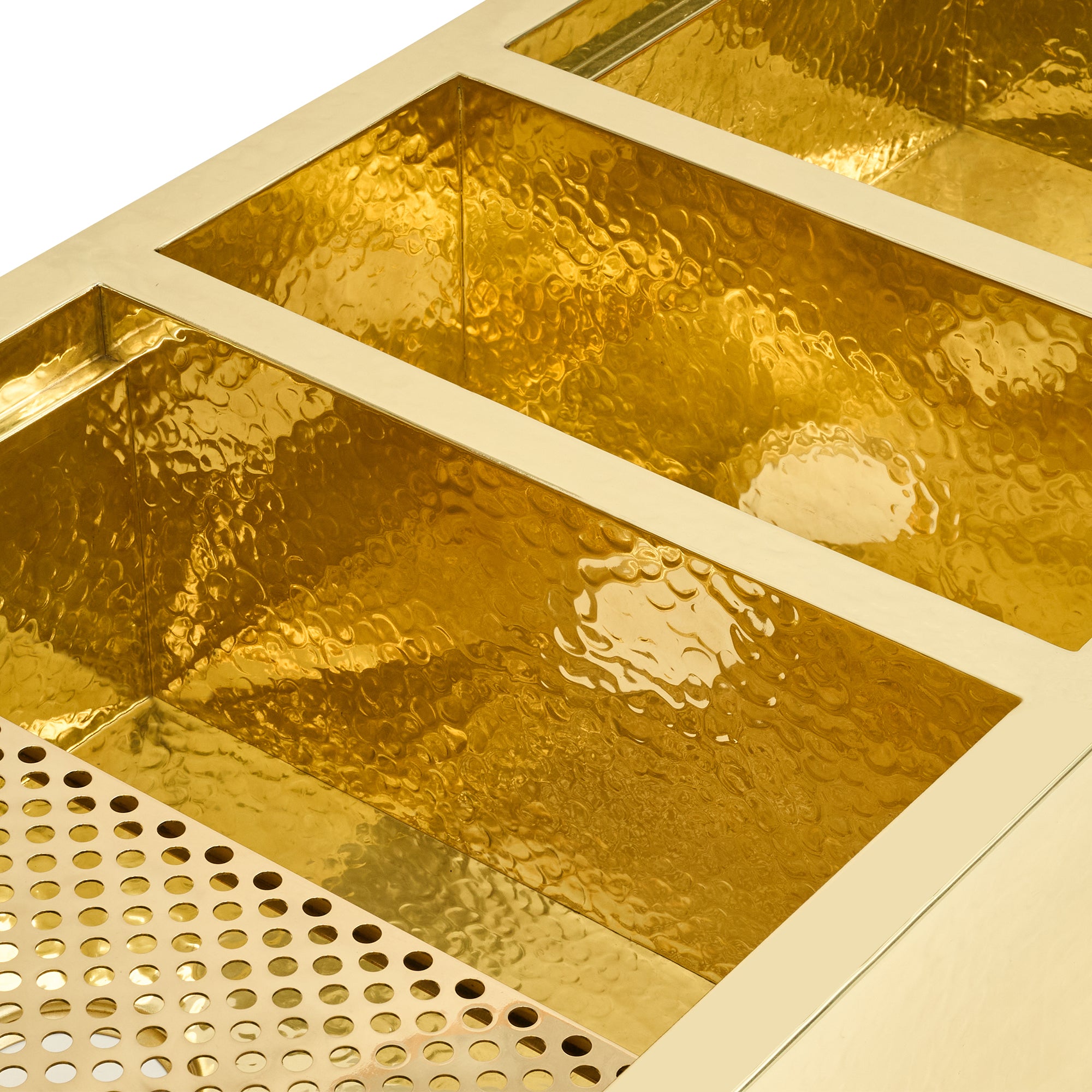 Akicon Custom Triple Bowl Handcrafted Kitchen Copper Sink - AKS702-C