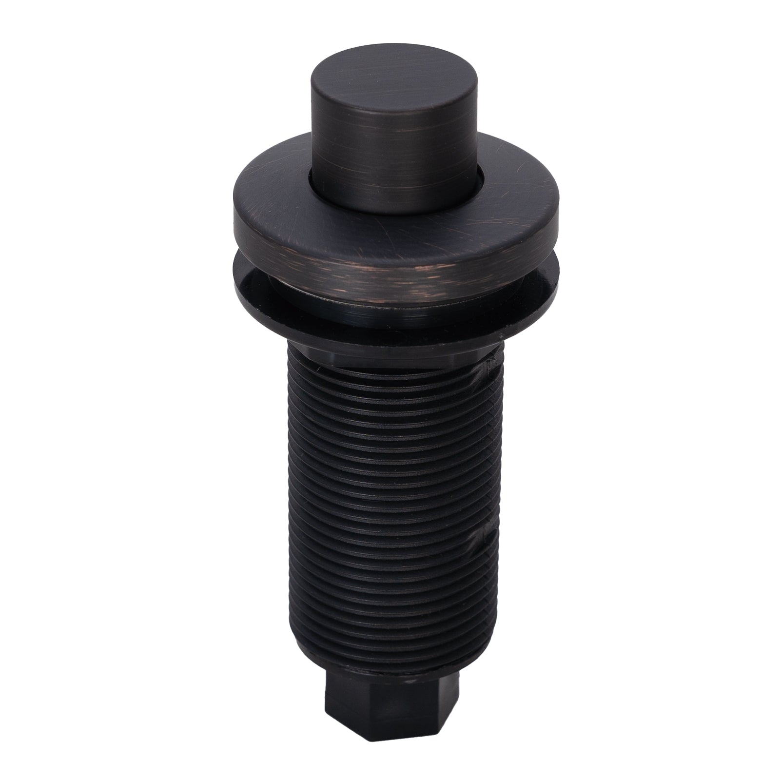 Akicon Copper Garbage Disposal Air Switch Kit with Sink Top Waste Disposal On/Off Push Button with Brass Cover and Plastic