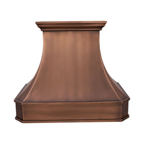 Akicon Custom Handcrafted Classic Copper Range Hood - AKH711C-C