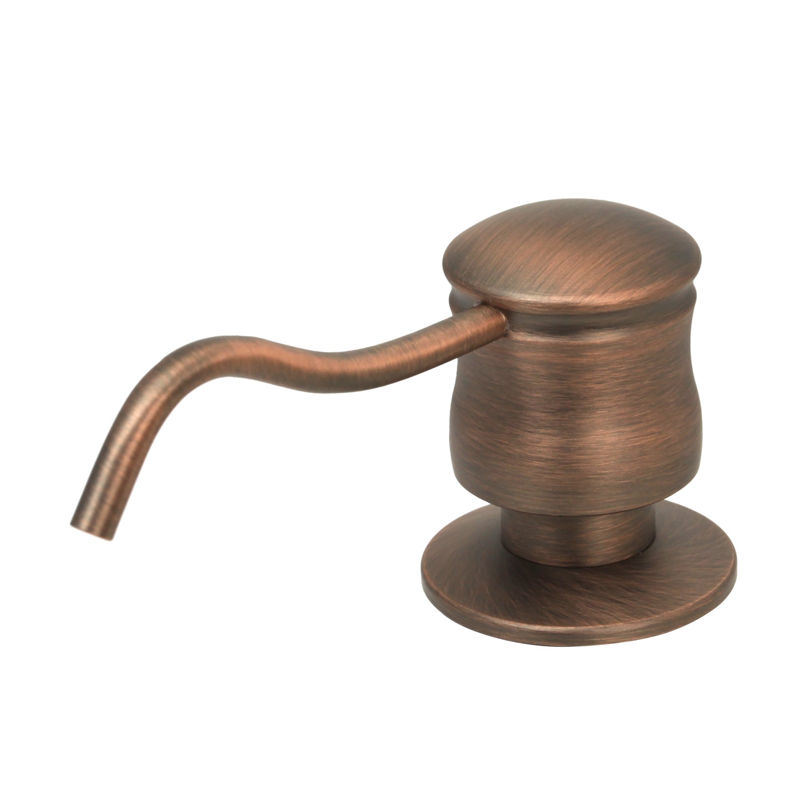 Built in Copper Soap Dispenser Refill from Top with 17 OZ Bottle - AK81006C