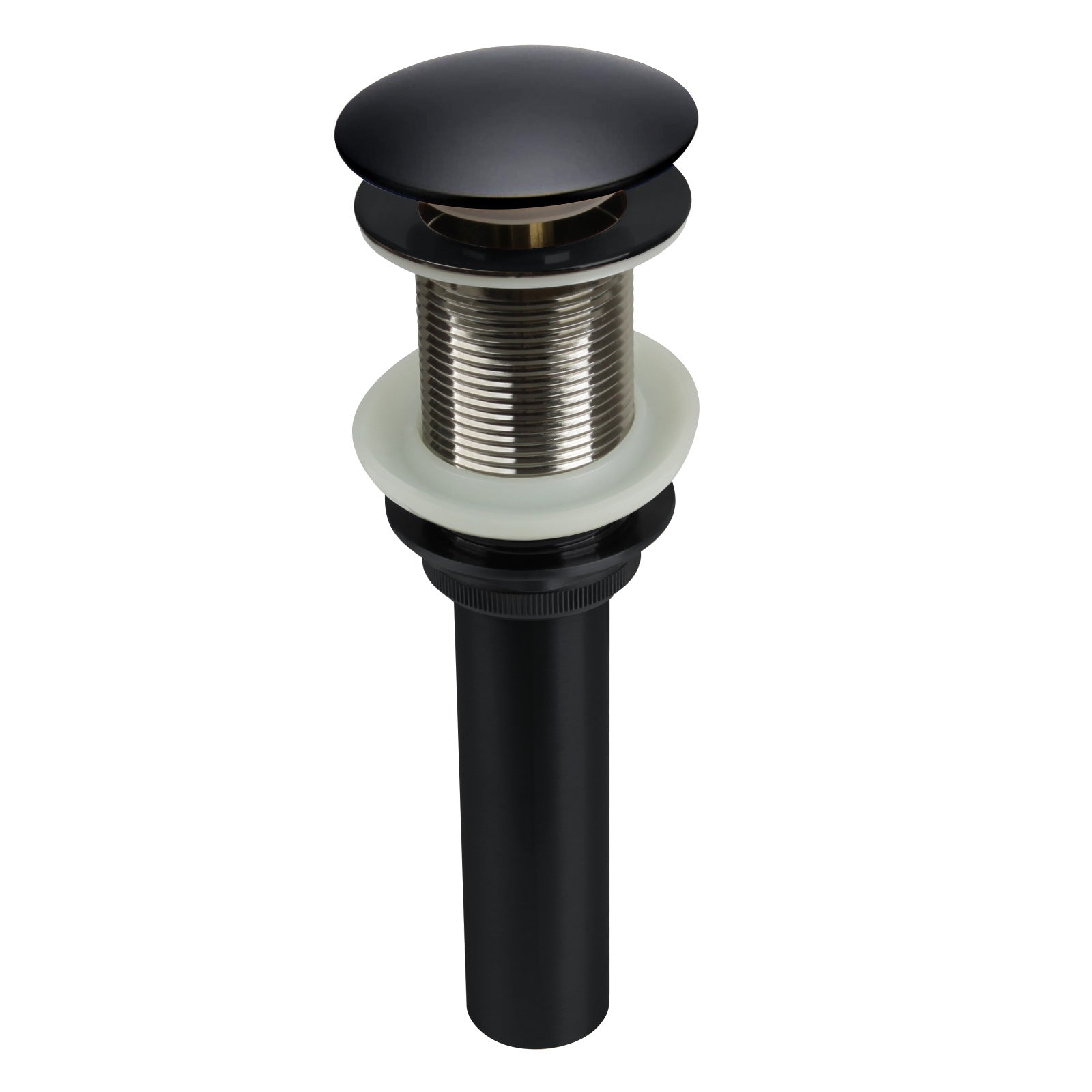 Copper Push Button Bathroom Sink Drain Stopper Without Overflow - AK82001C