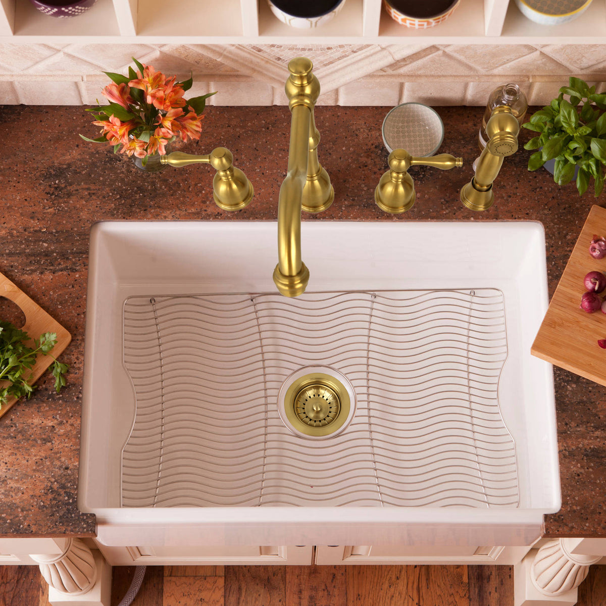 3-1/2" Kitchen Sink Basket Strainer Drain