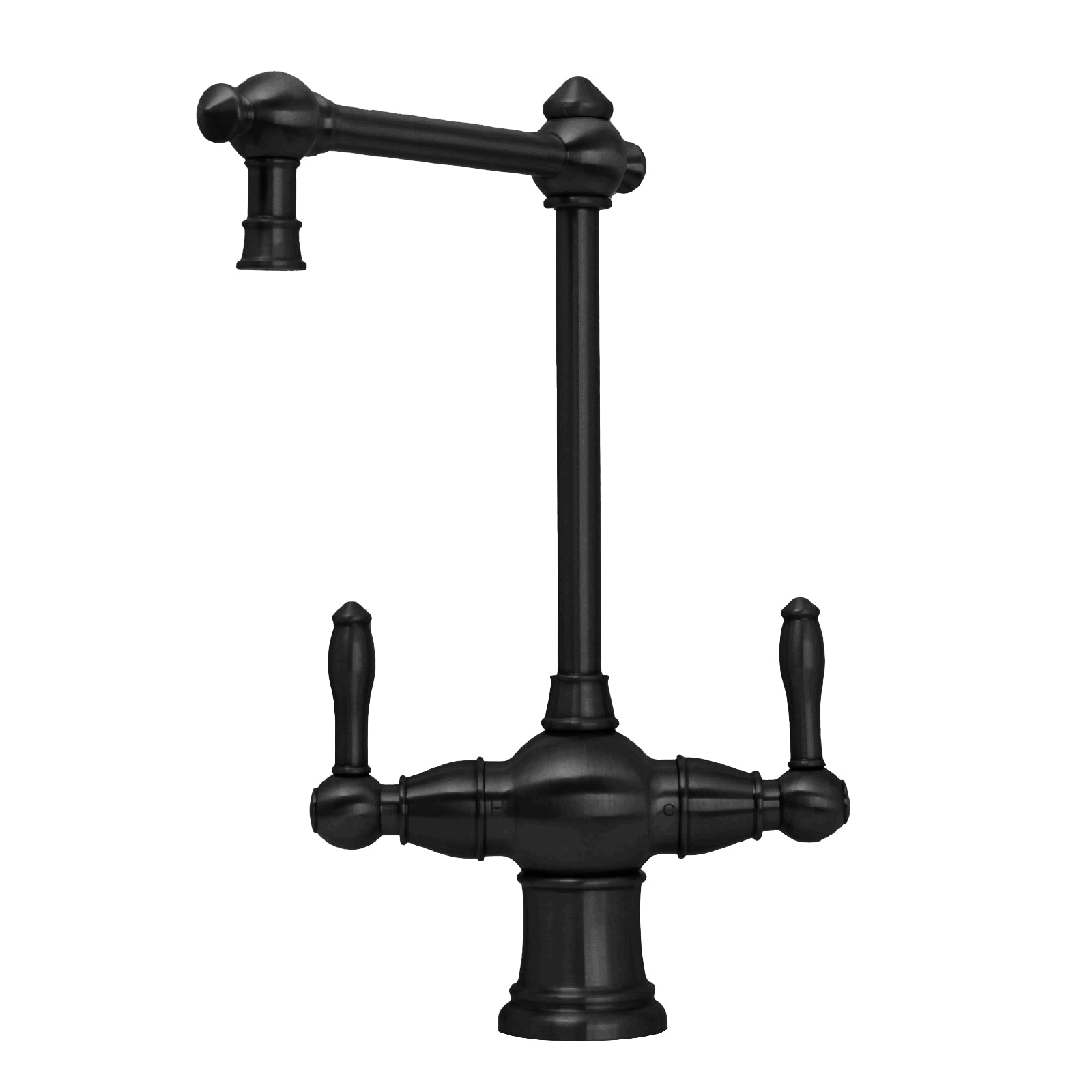 Two-Handles Copper Drinking Water Filter Faucet, Dual Lever Hot and Cold Water Faucet for Instant Hot Water Tank Dispenser & Filtration System-AK96218P1C