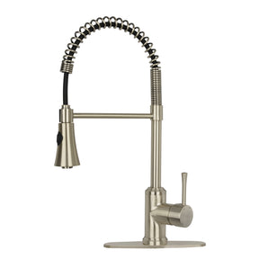 One-Handle Pre-Rinse Spring Copper Kitchen Faucet - AK96566-C