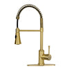 One-Handle Pre-Rinse Spring Copper Kitchen Faucet - AK96566-C