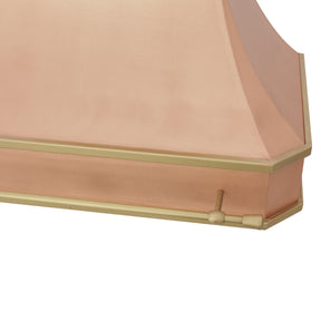 Akicon Custom Handcrafted Classic Copper Range Hood - AKH717C-C