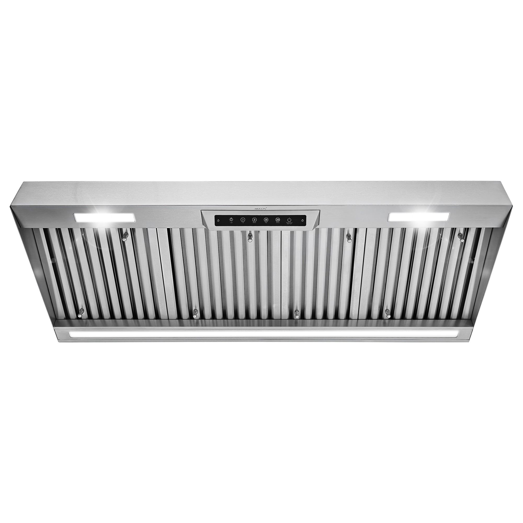 48" Built-in/Insert Range Hood 1200 CFM, Ducted Kitchen Hood with 4 Speed Gesture Sensing & Touch Control