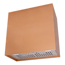 copper stainless steel range hood