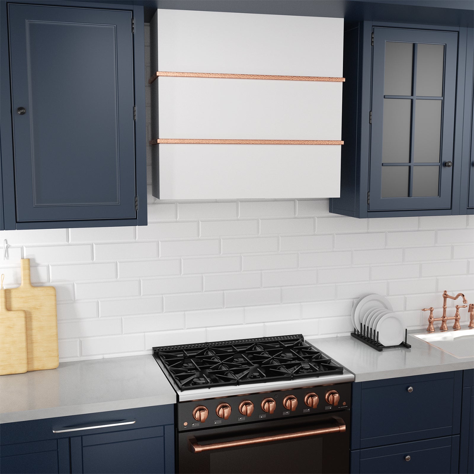 Akicon 30" Stainless Steel Wall Mount Range Hood with 600 CFM Vent Hood - AK-HS30HC-SW