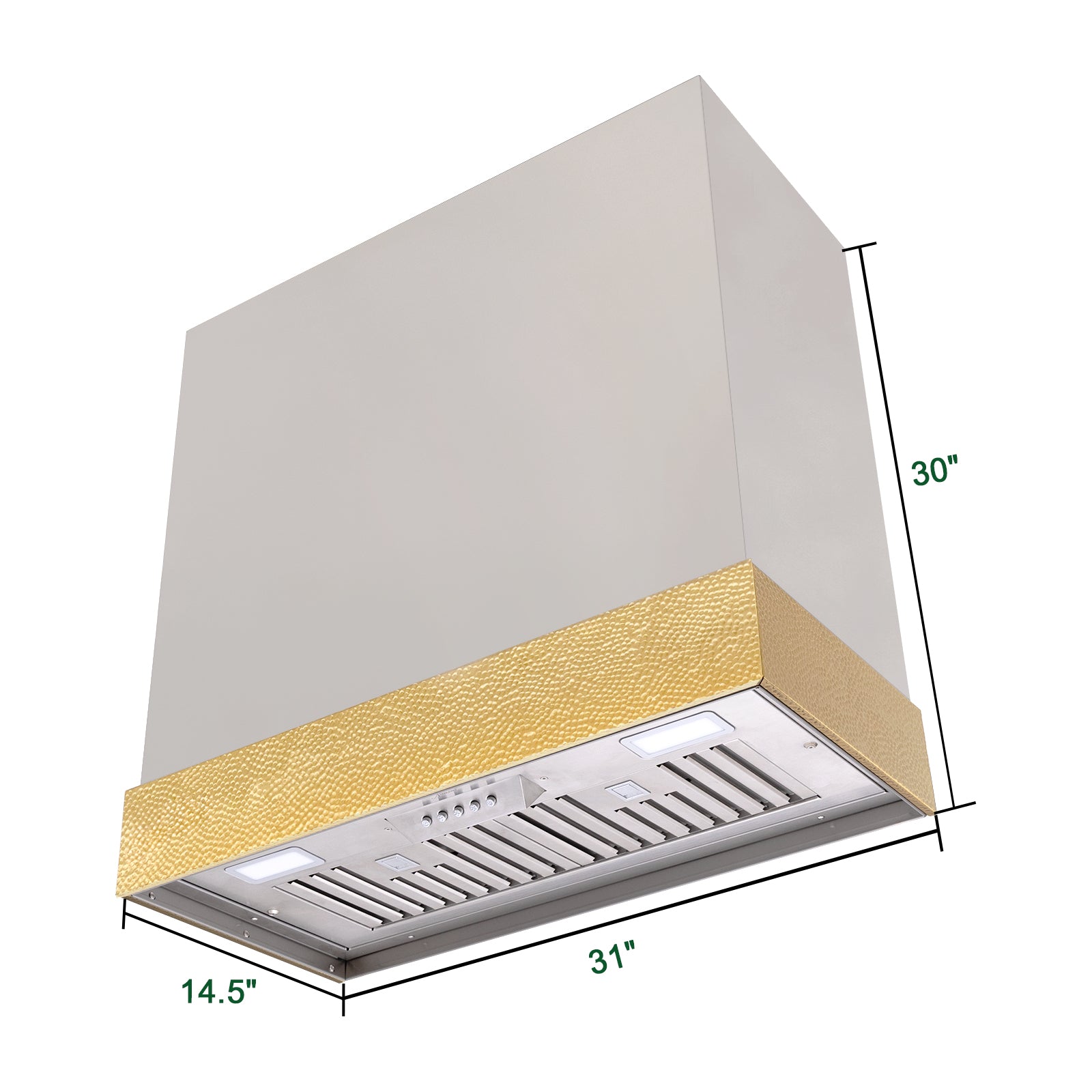 Akicon 30" Stainless Steel Wall Mount Range Hood with 600 CFM Vent Hood - AK-HS30HD-BS