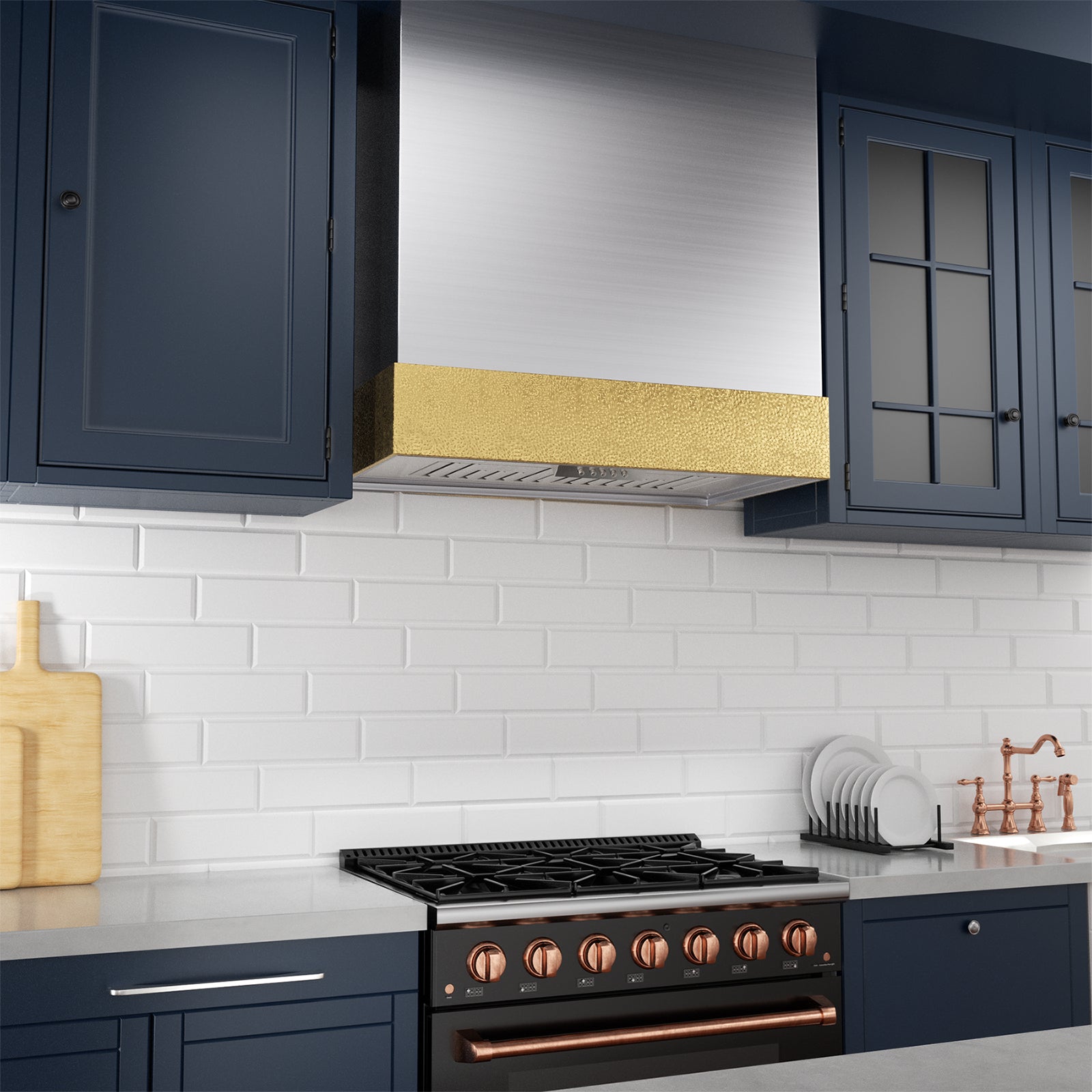 Akicon 30" Stainless Steel Wall Mount Range Hood with 600 CFM Vent Hood - AK-HS30HD-BS