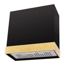 Akicon Stainless Steel Range Hood 30 inch & Thick Stacks, 3 Speed Fan with LED, Modern Box 600 CFM Hood with Powerful Motor