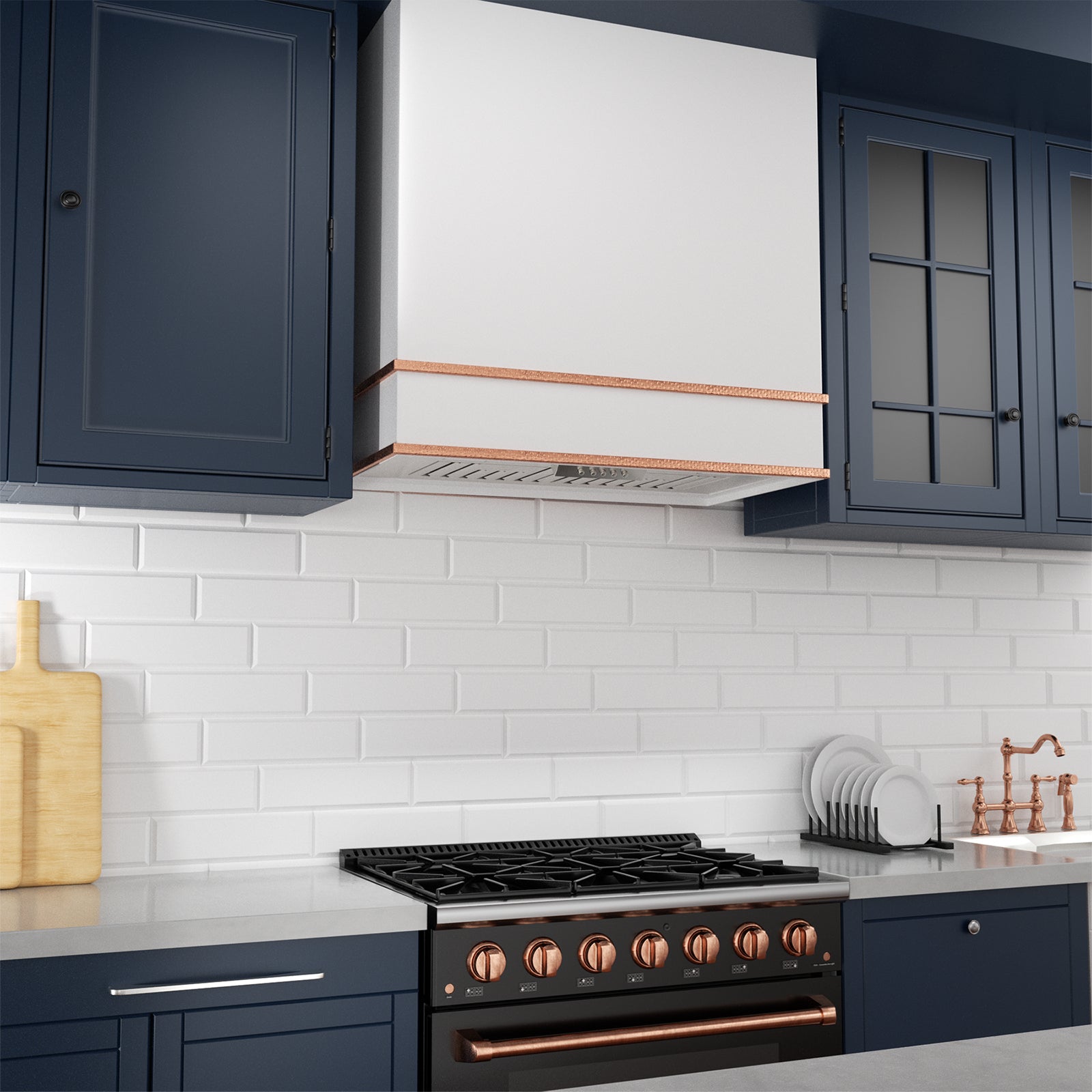 Akicon 36" Stainless Steel Wall Mount Range Hood with 600 CFM Vent Hood - AK-HS36HB-SW