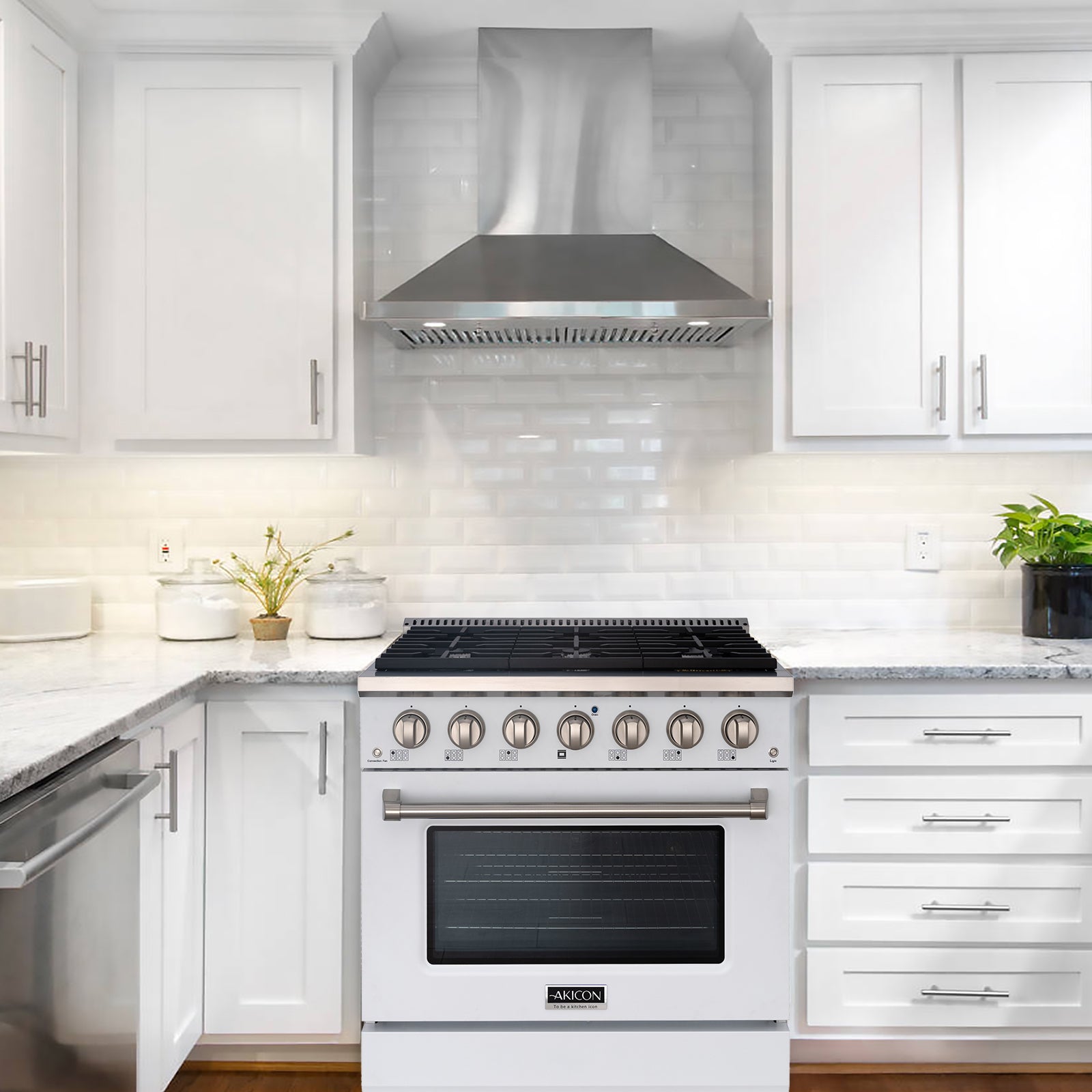 Easy-to-Clean Gas Range