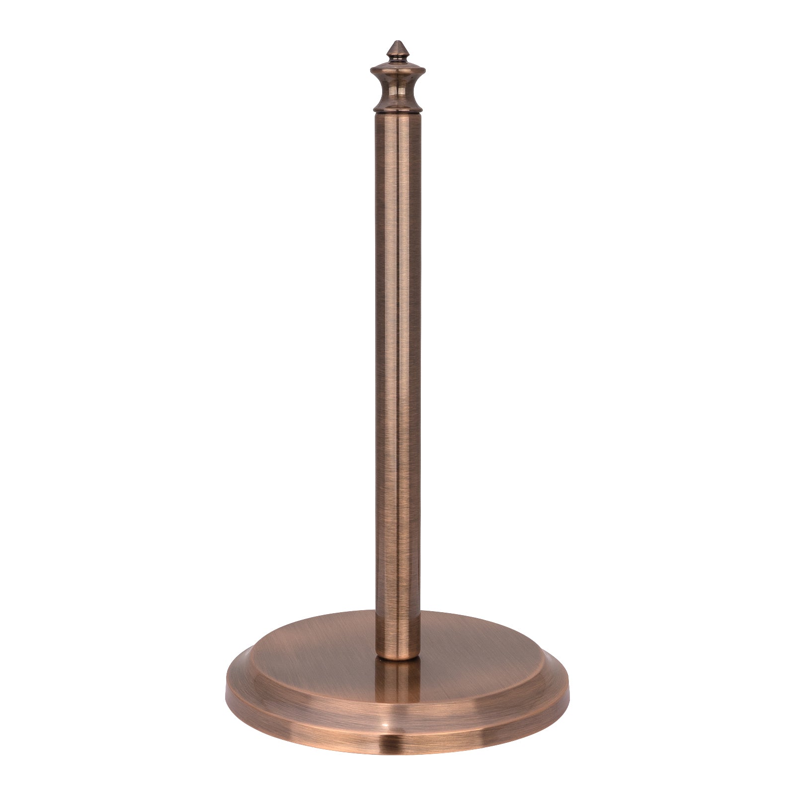 Brushed Gold Paper Towel Holder Roll Dispenser Stand for Kitchen Countertop & Dining Room Table - AK79304-BTG
