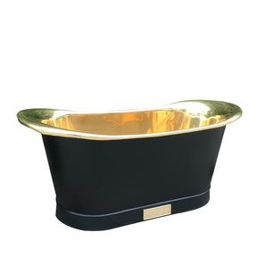 Akicon Custom Handmade Copper Double Slipper Tub - AKC30017-BG