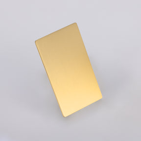 Akicon Brushed Gold Stainless Steel Sample