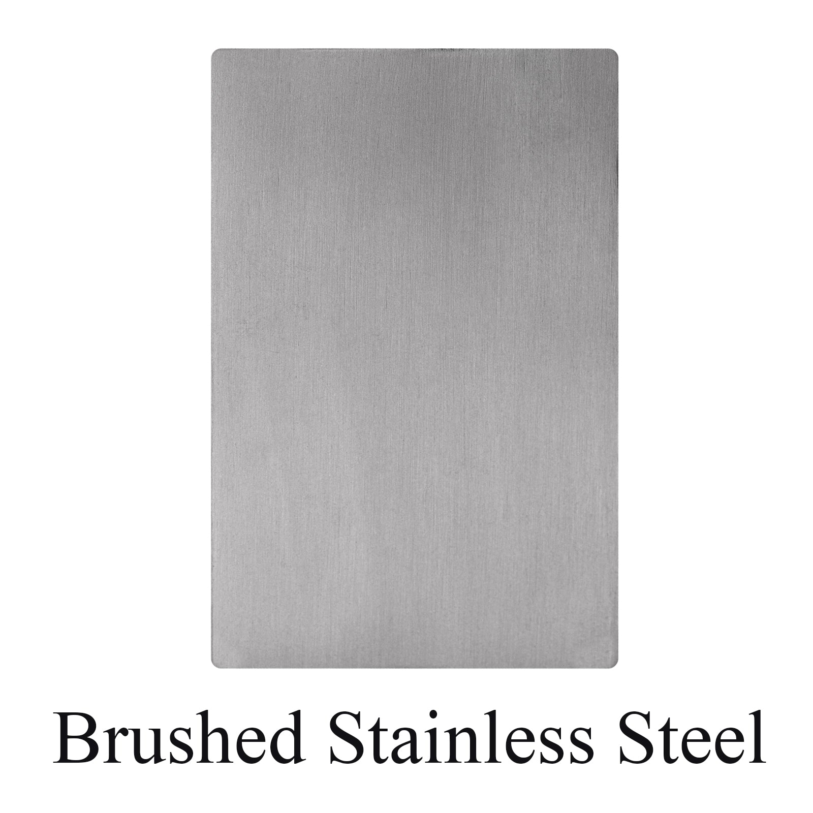Akicon Brushed Stainless Steel Sample