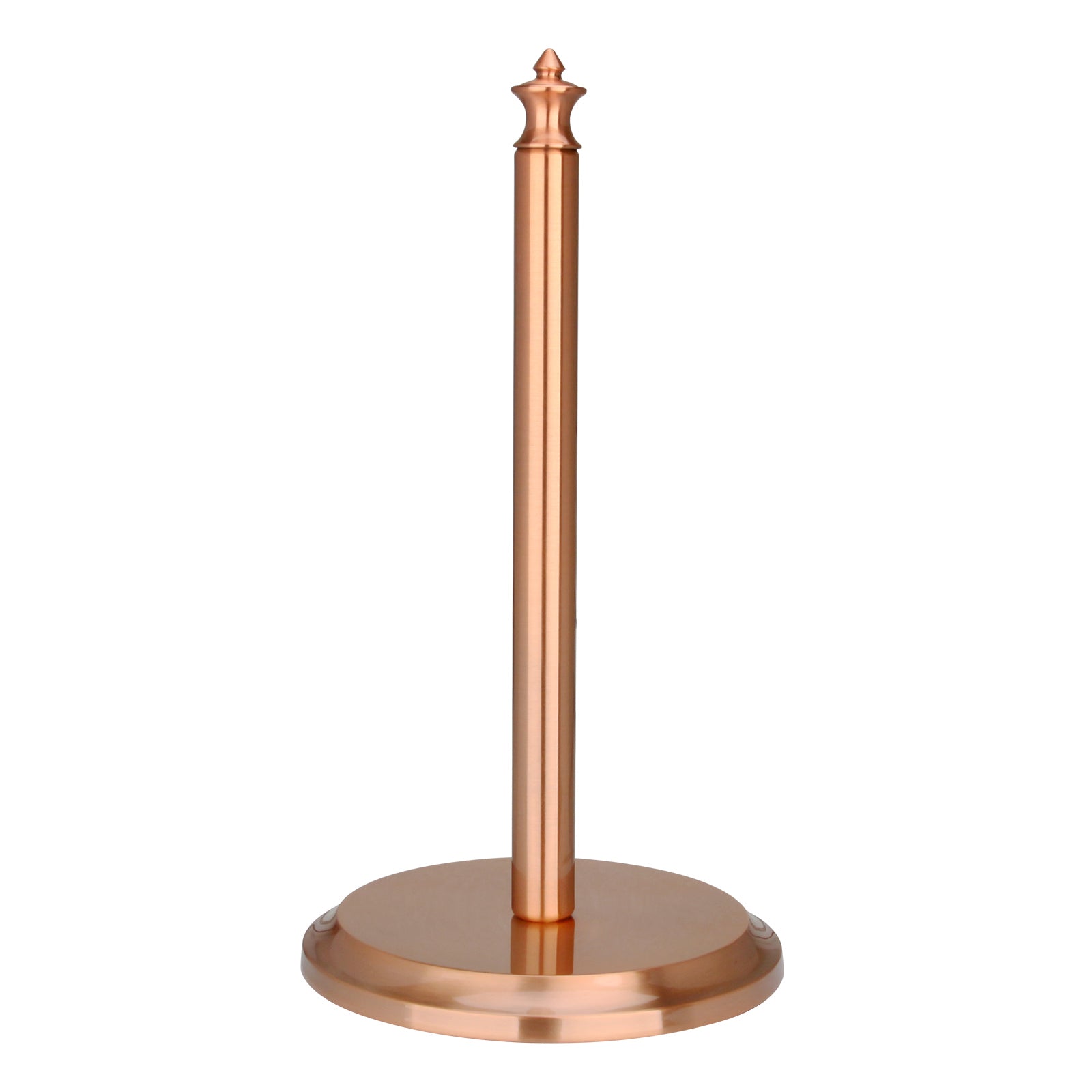 Antique Copper Paper Towel Holder Roll Dispenser Stand for Kitchen Countertop & Dining Room Table - AK79304-AC