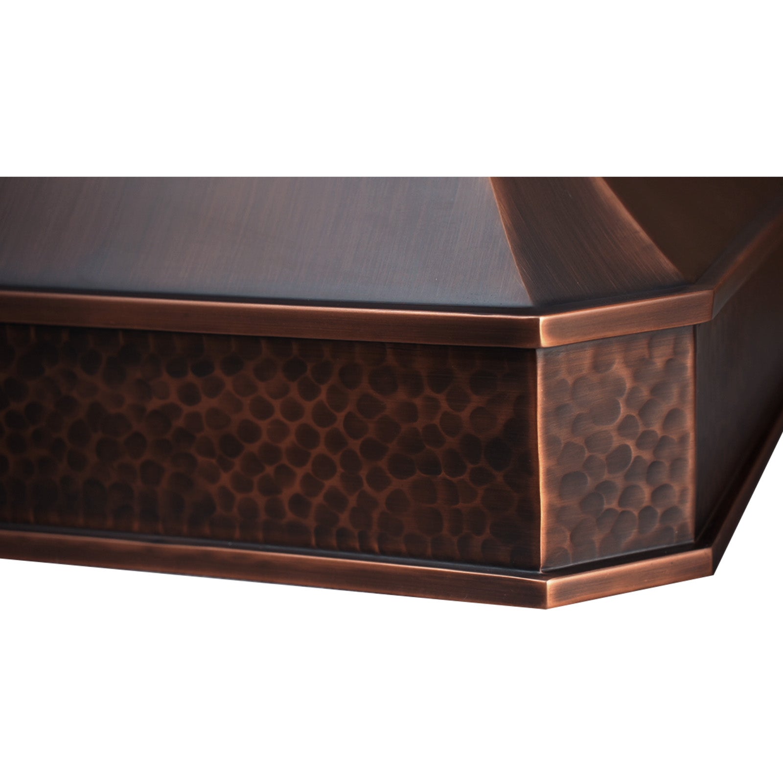 Durable Metal Finish copper range hood
