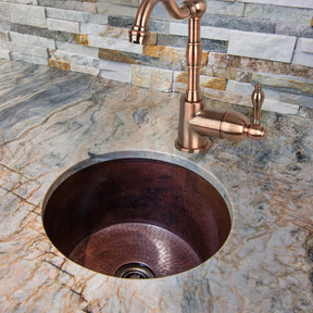 Akicon Copper Round Bar Sink - AKS50062-C