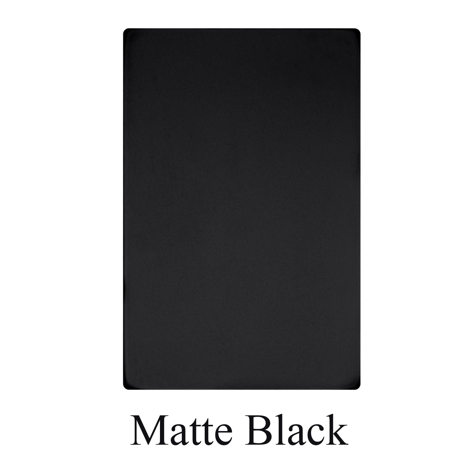 Akicon Matte Black Stainless Steel Sample