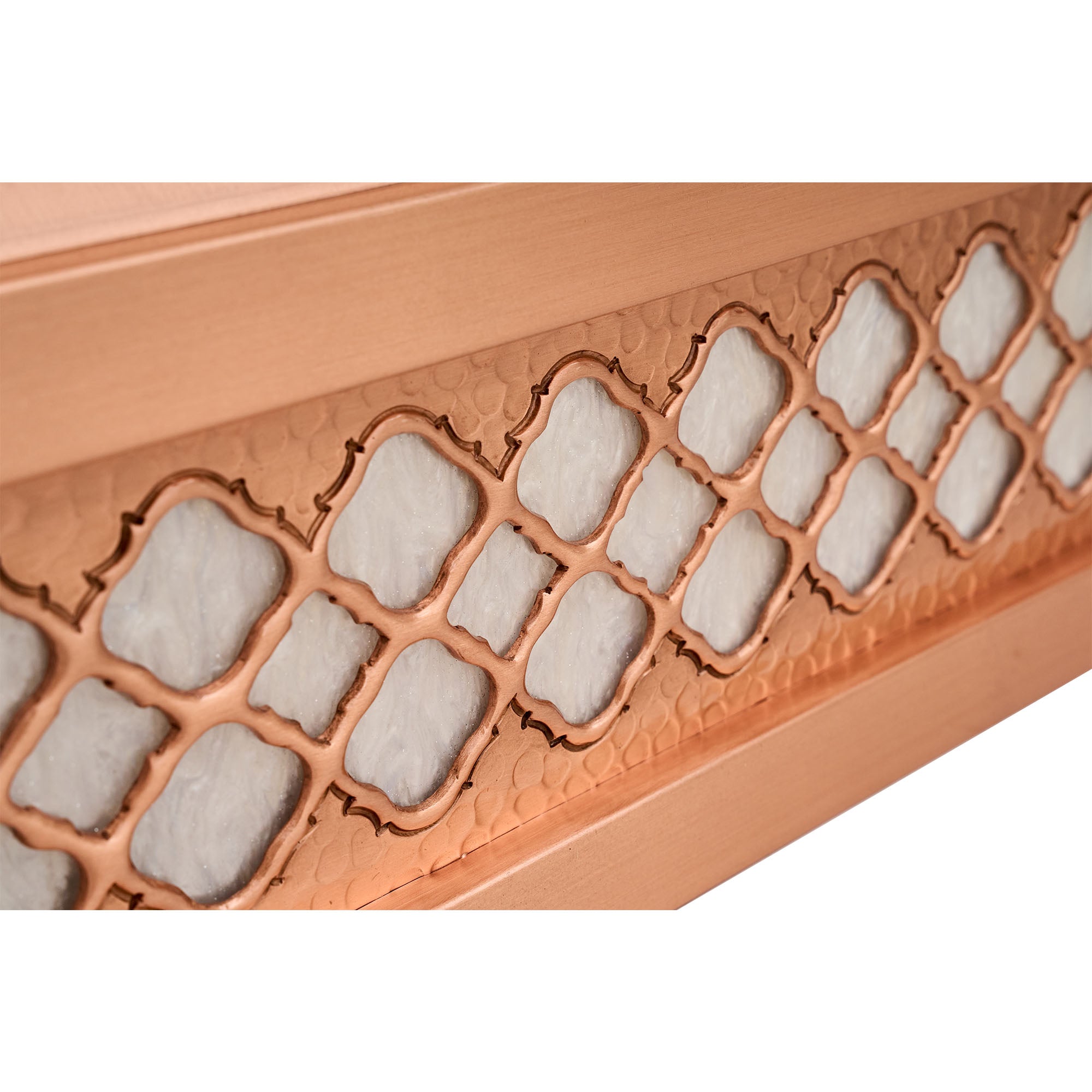 Mother-of-Pearl range hood