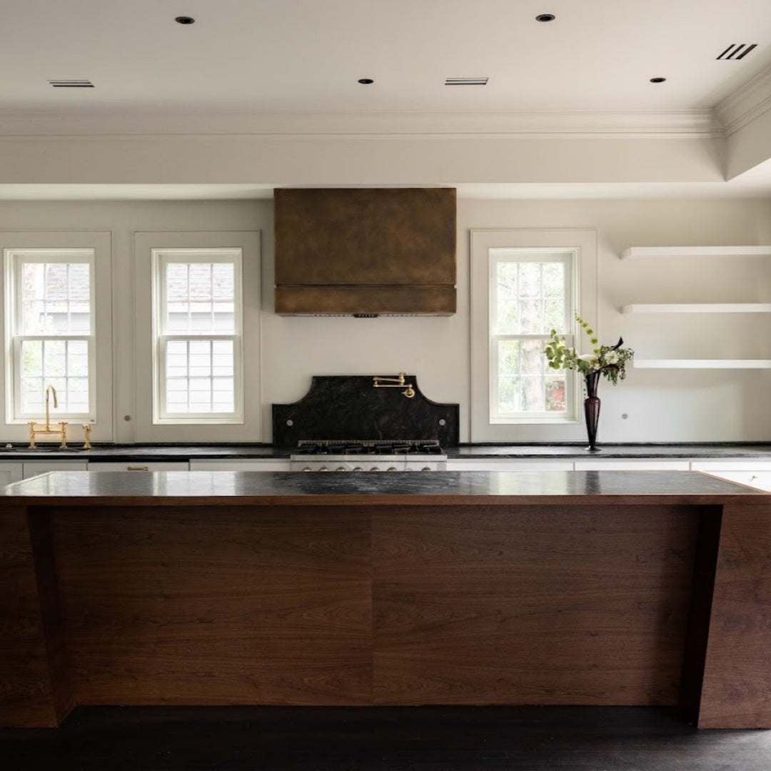 Akicon Custom Handcrafted Modern Box Copper Range Hood