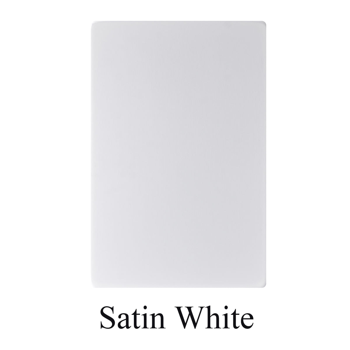 Akicon Satin White Stainless Steel Sample