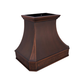 Akicon Solid Copper Hood Smooth and Light Hammered