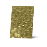 Akicon Brushed Brass Beehive Hammered Sample