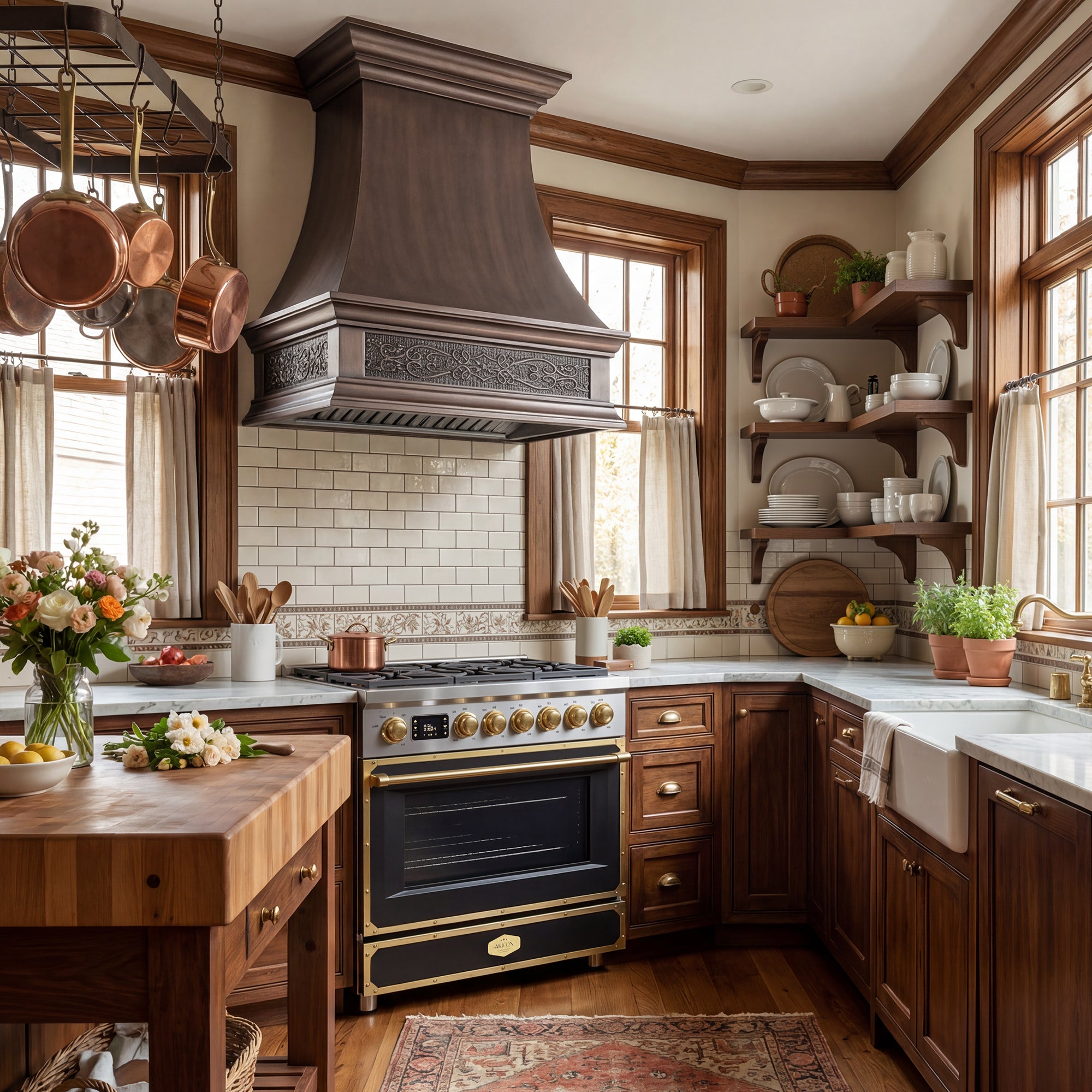 handmade-copper-range-hood-modern-style