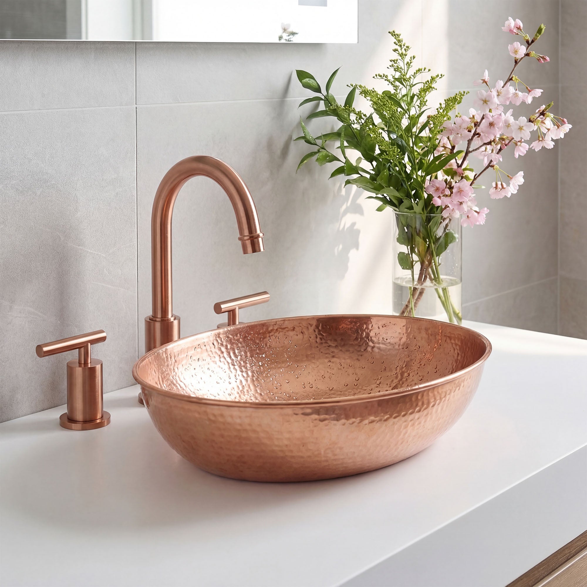 custom-hammered-copper-bathroom-sink