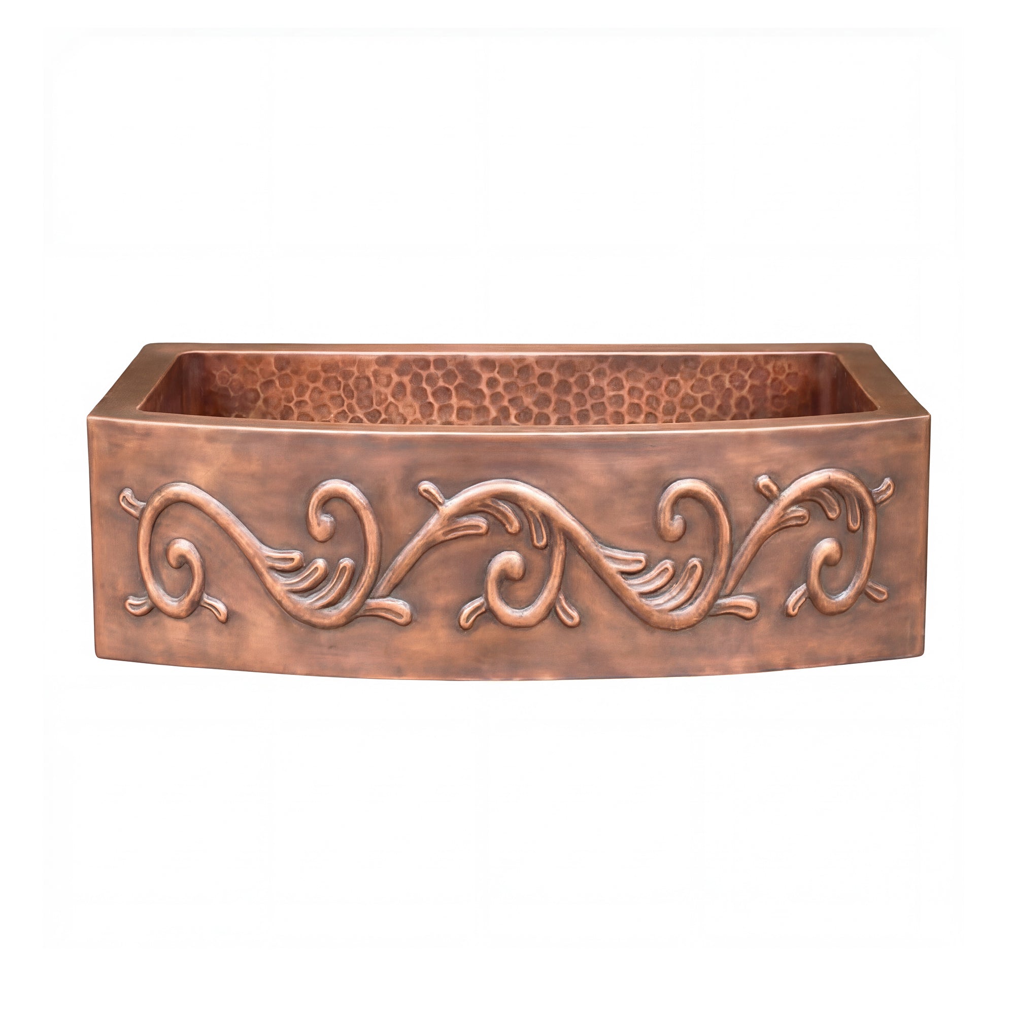 custom-hammered-copper-modern-farmhouse-sink