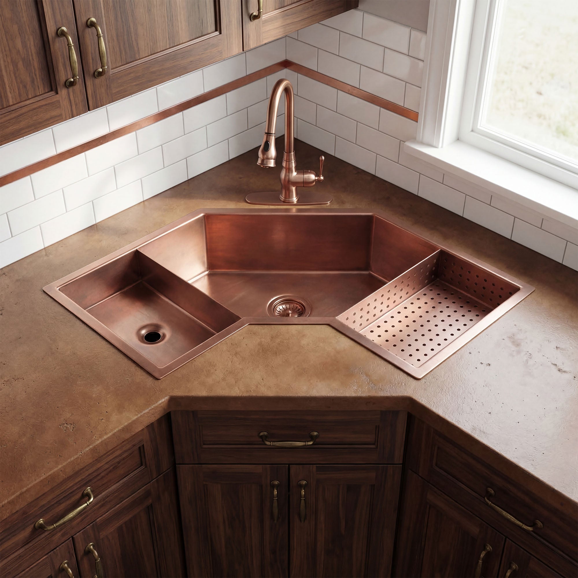 custom-solid-copper-workstation-sink