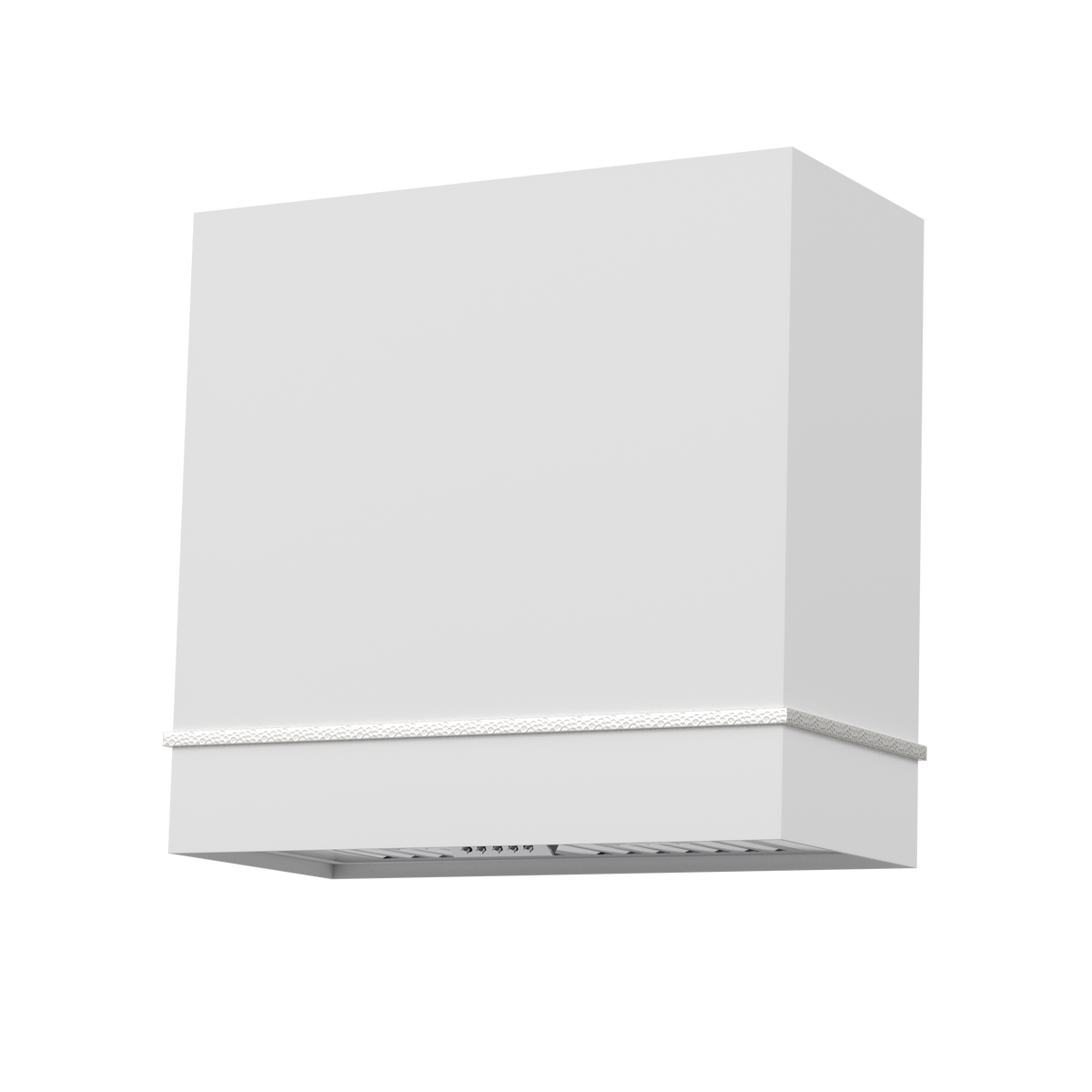 30" Single-Band Stainless Steel Range Hood with Copper Trim