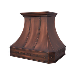 custom extractor copper hood for kitchen
