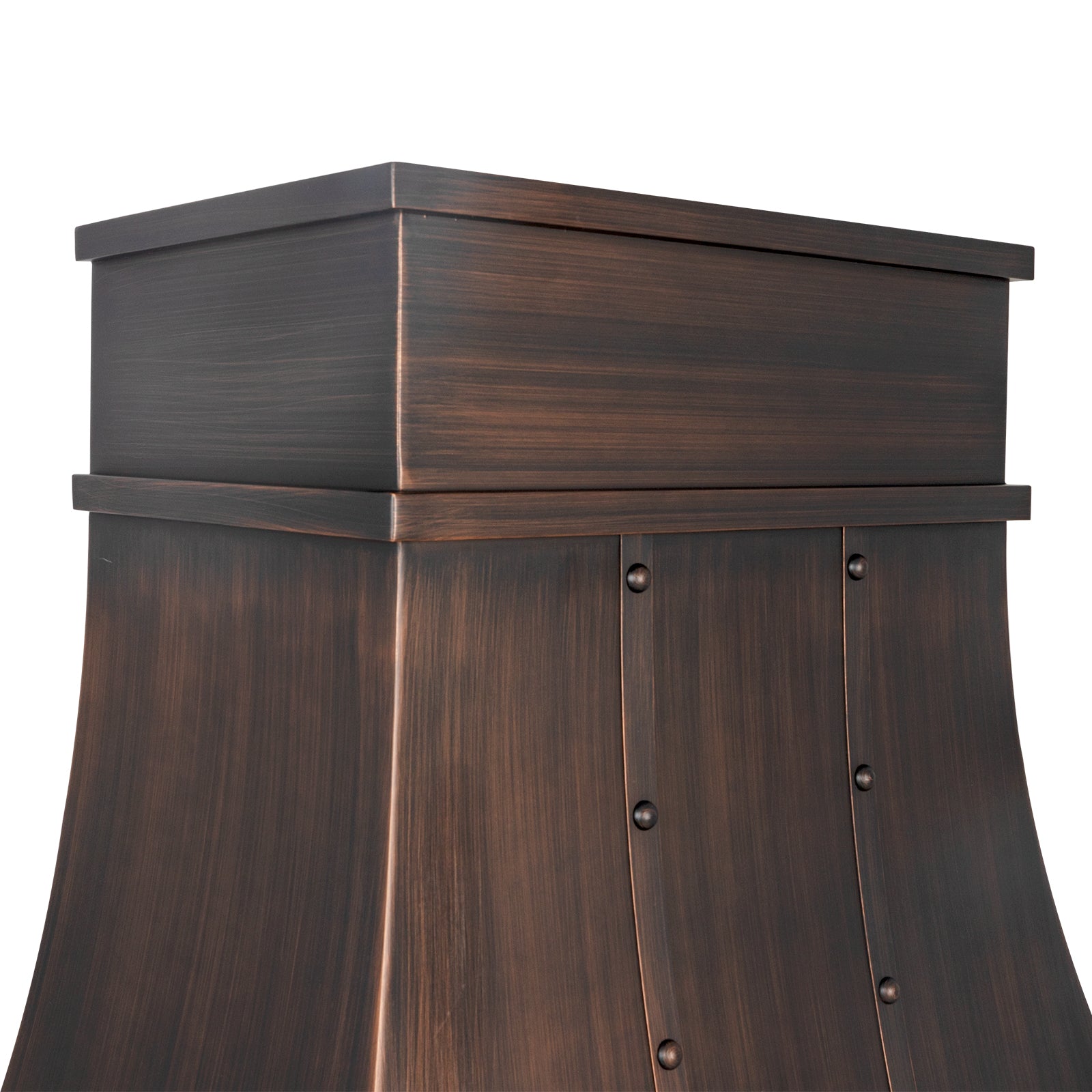 french_country_copper_hood_scalloped_brass_trim_42inch