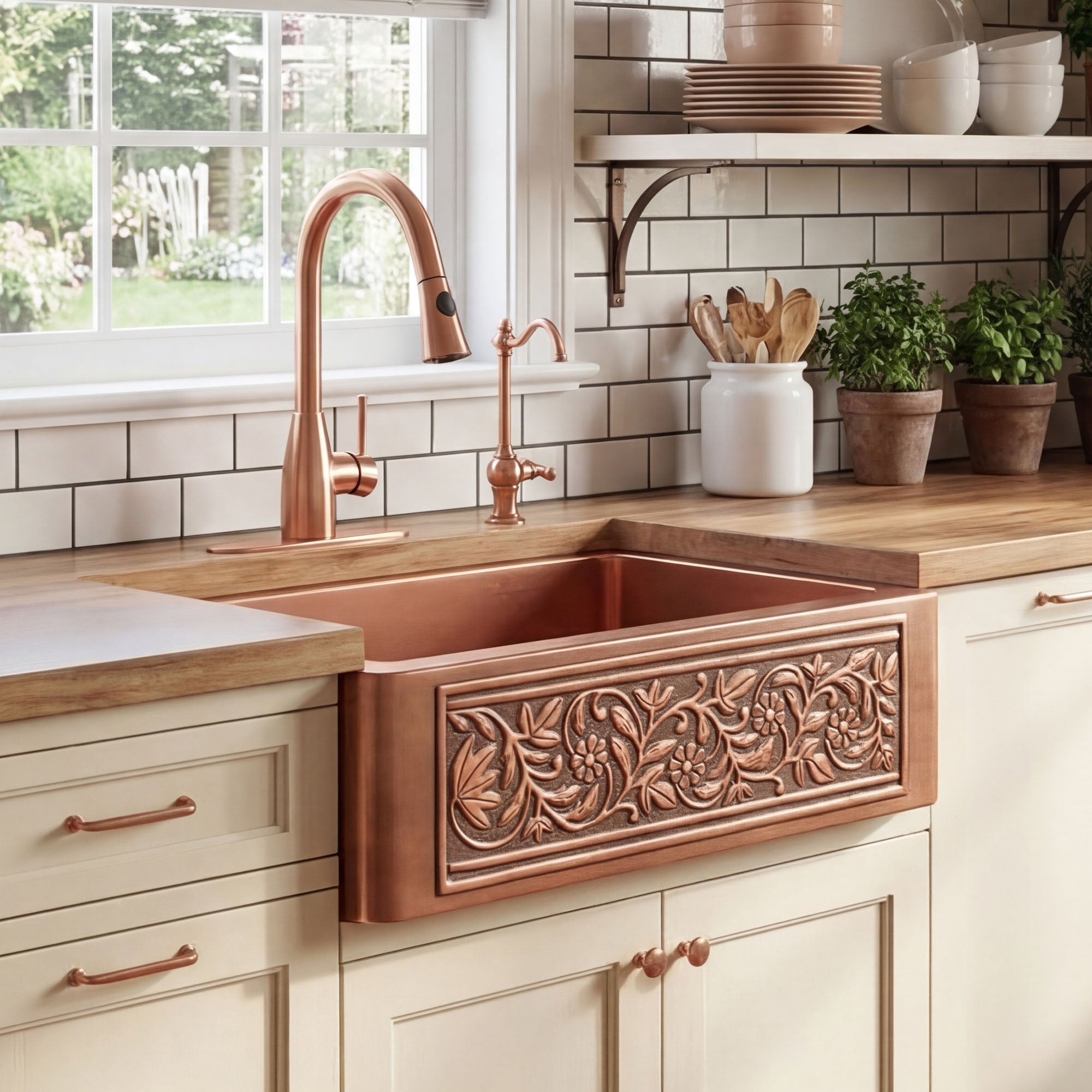 handcrafted-copper-kitchen-sink