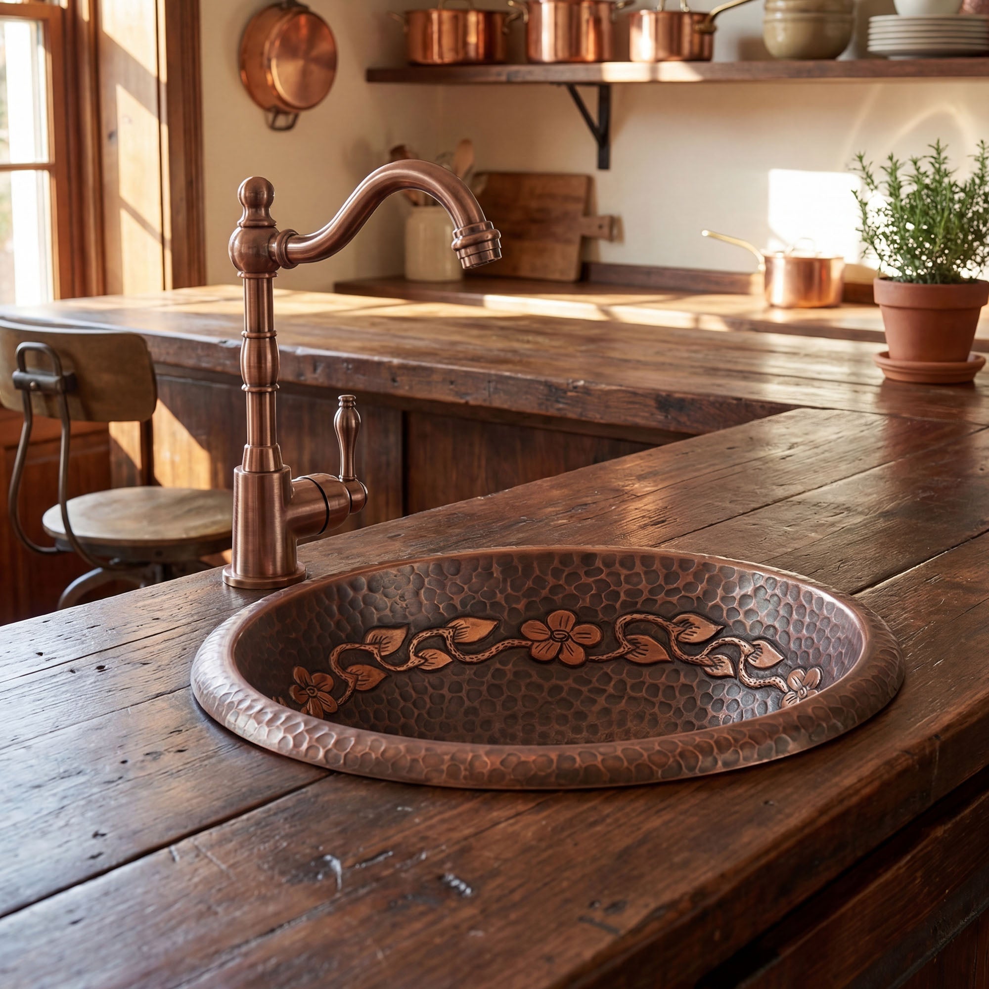handmade-copper-bar-kitchen-sink